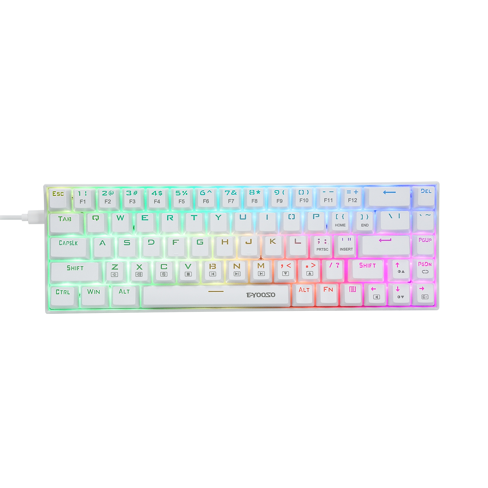Gaming Keyboard No Rgb - Z-686 60% Mini Mechanical Gaming Keyboard