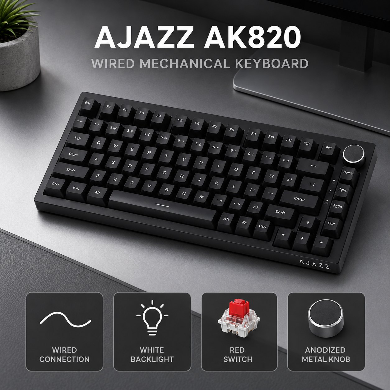 Gaming Keyboard Budget - AJAZZ AK820 and AK820PRO Mechanical Gaming