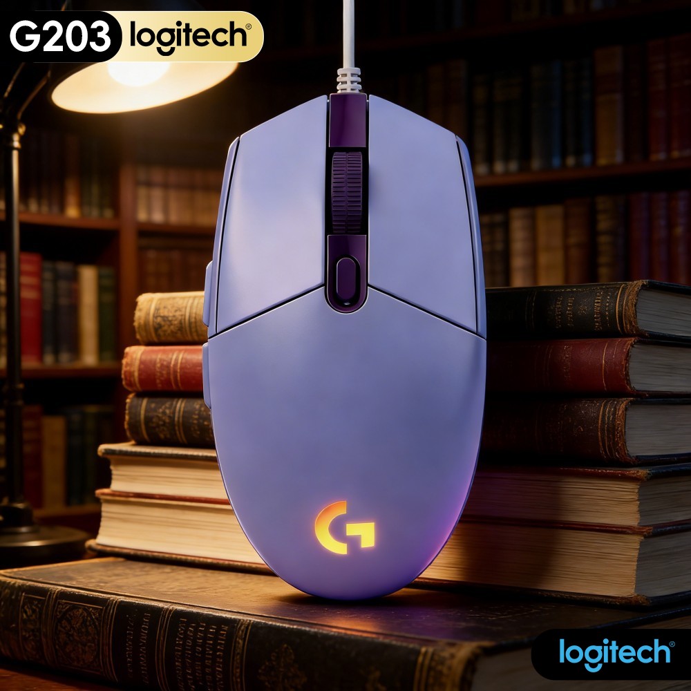 Logitech Mouse G203 - Logitech G203 Wired Gaming Mouse Rubber
