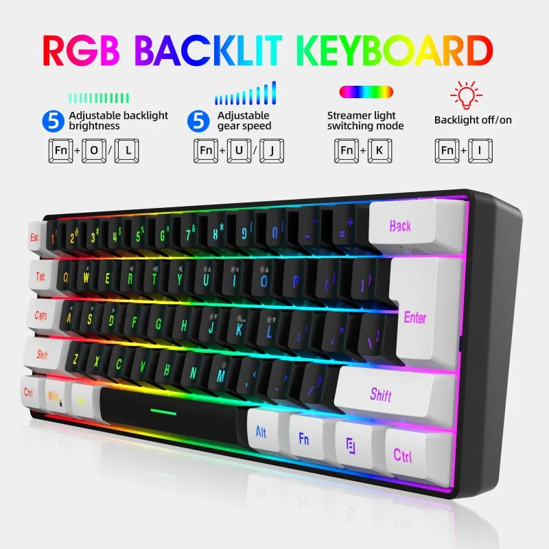Keyboard and Mouse 60% Compute - Gaming Keyboard Ergonomics 评论和价格