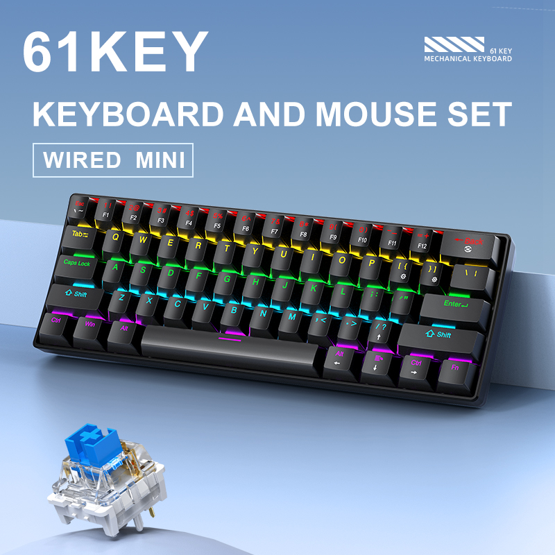APAYADO K61 Mini Mechanical Ke - Gaming Keyboard No Rgb 评论和价格