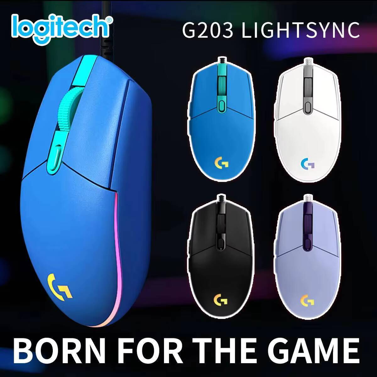 Logitech G203 Wired RGB Gaming - Logitech Mouse G203 评论和价格