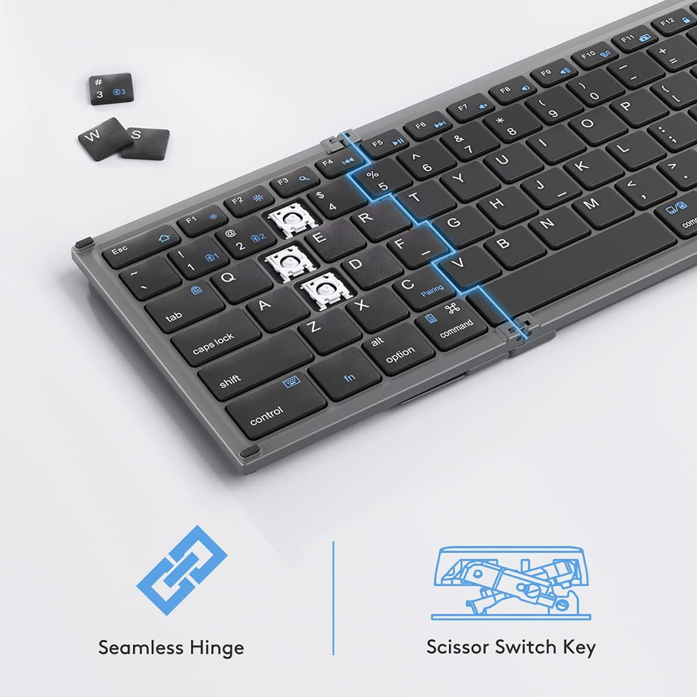 Foldable Bluetooth Keyboard wi - Gaming Keyboard Budget 评论和价格
