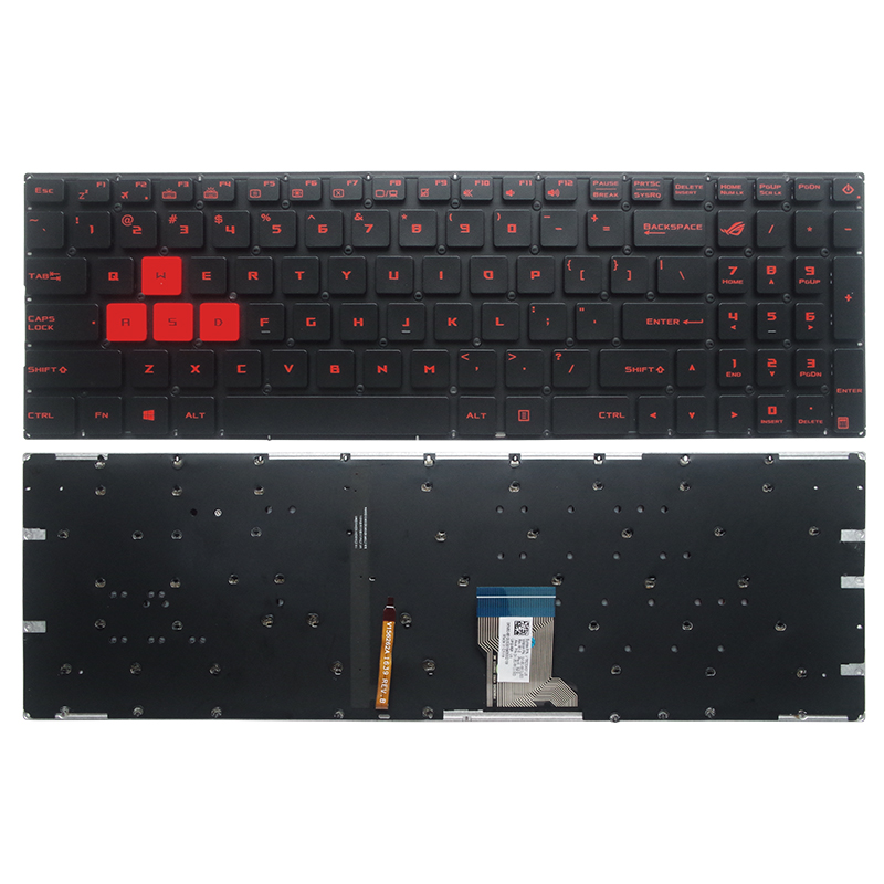 GZEELE English US Backlit Lapt - Gaming Keyboard Asus 评论和价格