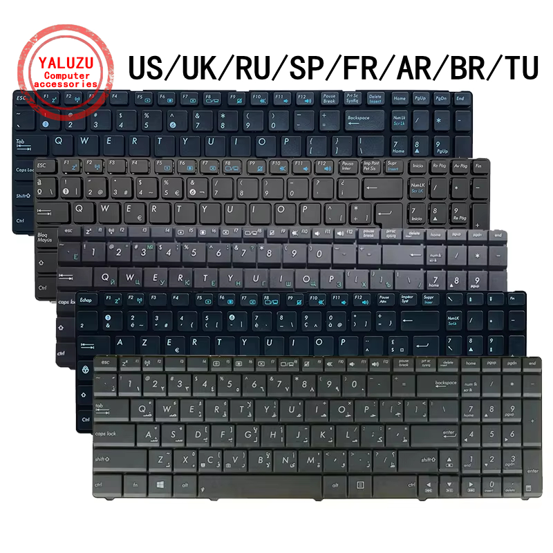 US/UK/RU/SP/FR/AR/BR/TU Laptop - Gaming Keyboard Asus 评论和价格