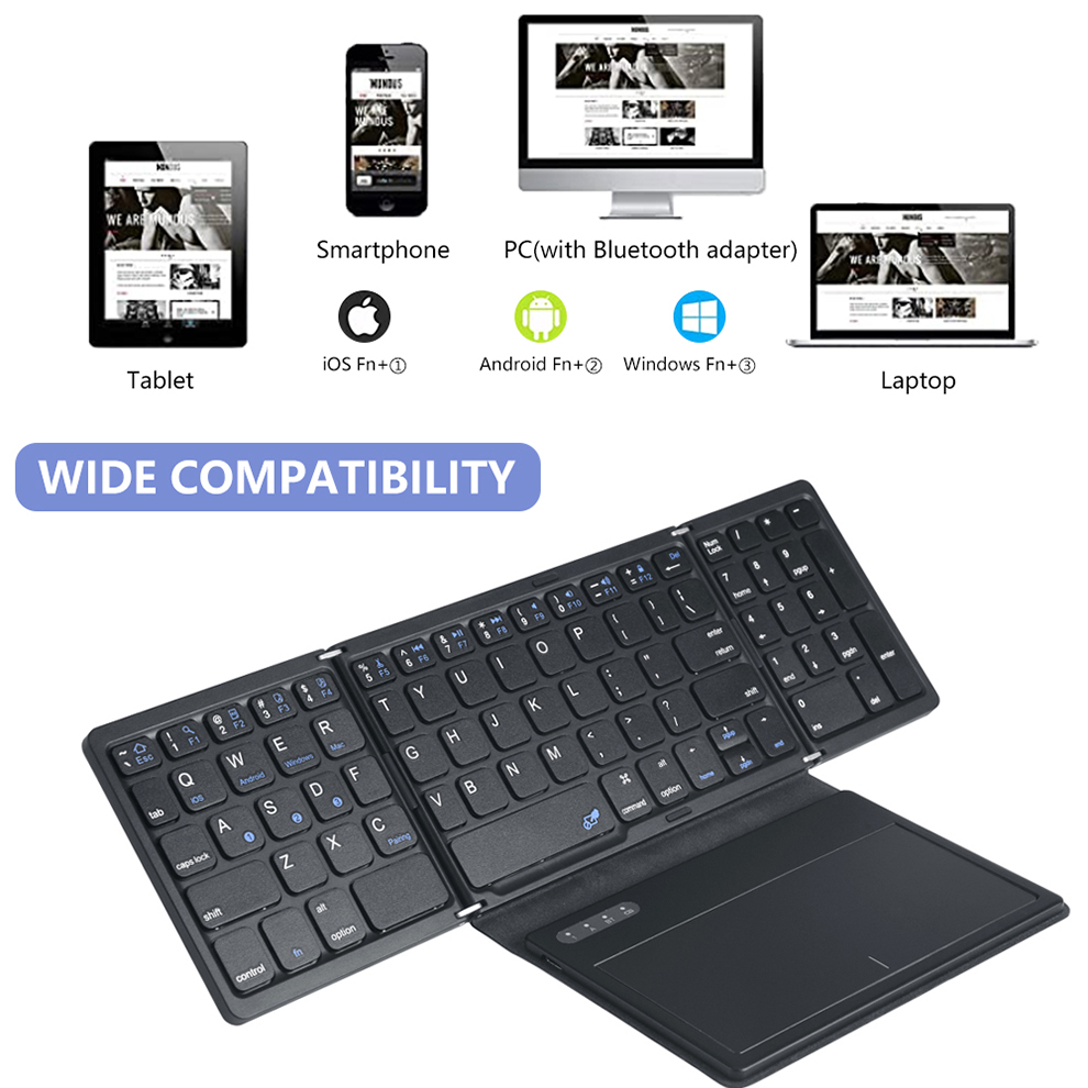 BOW Foladable Bluetooth Keyboa - Gaming Keyboard Budget 评论和价格