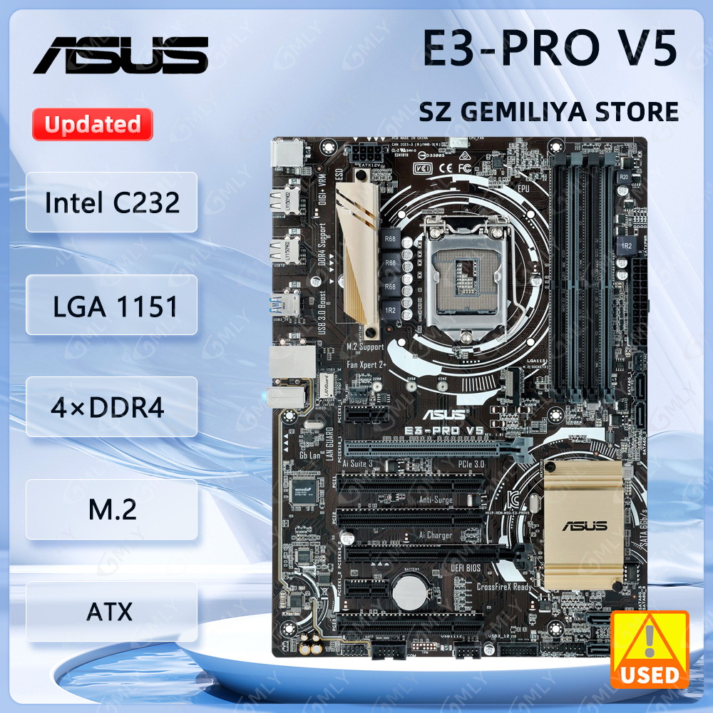 Asus E3-PRO V5 Motherboard LGA - Intel Cpu Core I7 评论和价格