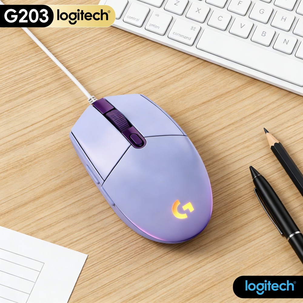 Logitech G203 Wired Gaming Mou - Logitech Mouse G203 评论和价格