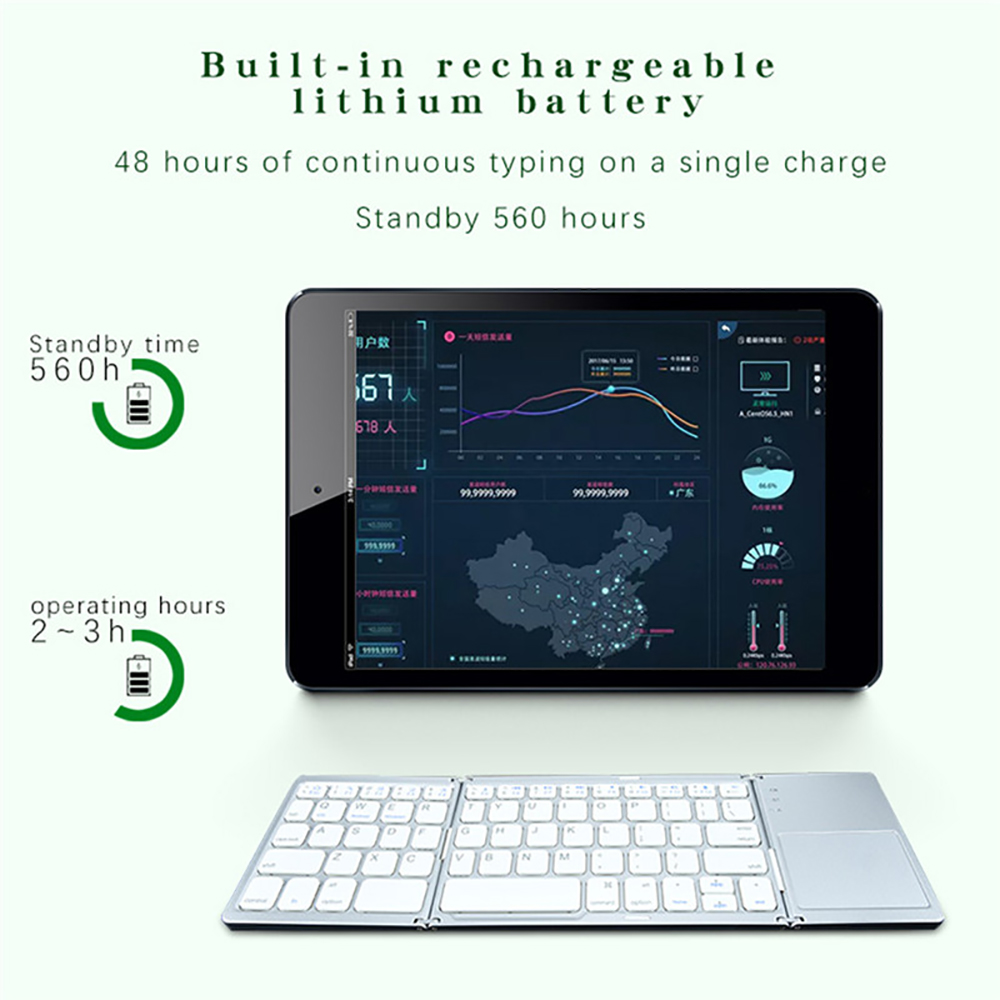 Portable Foldable Folding Keyb - Gaming Keyboard Budget 评论和价格