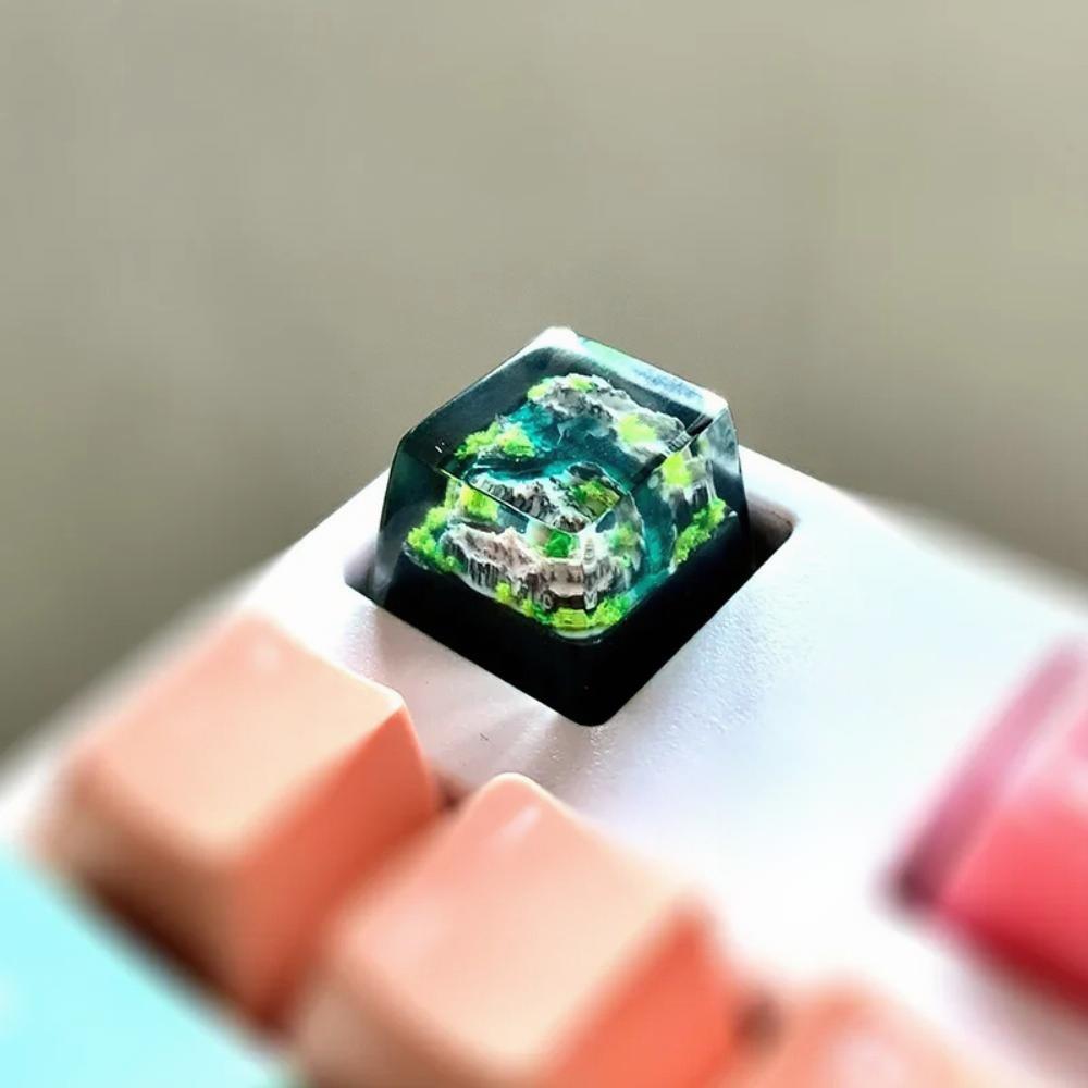 Mountain And Sea Artisan Resin - Gaming Keyboard No Rgb 评论和价格