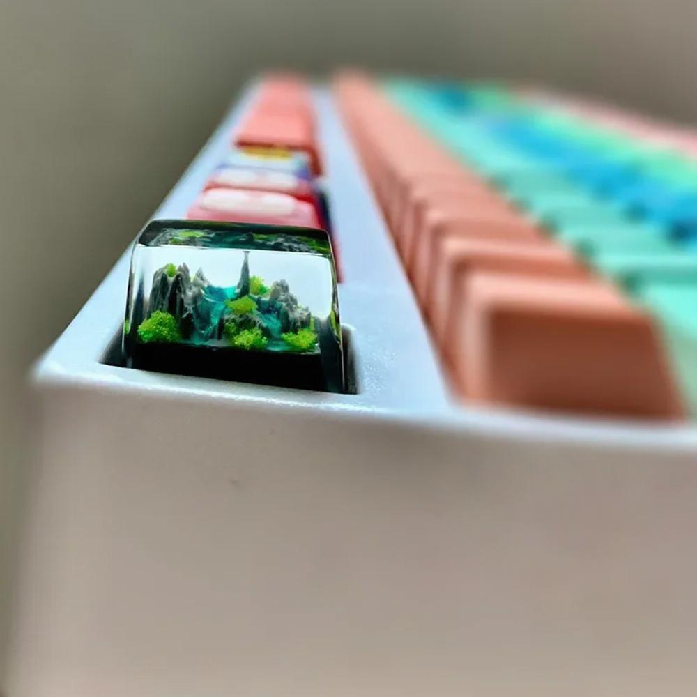 Mountain And Sea Artisan Resin - Gaming Keyboard No Rgb 评论和价格