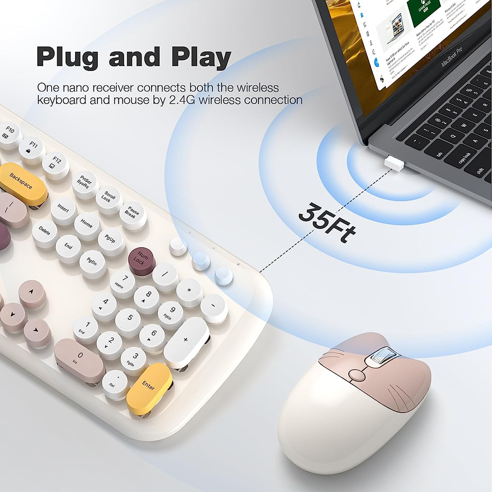 MOFII Wireless Keyboard and Mo - Gaming Keyboard Budget 评论和价格