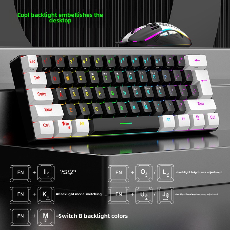 Keyboard and Mouse Sets 60% RG - Keyboard Mouse Bundle Gaming 评论和价格