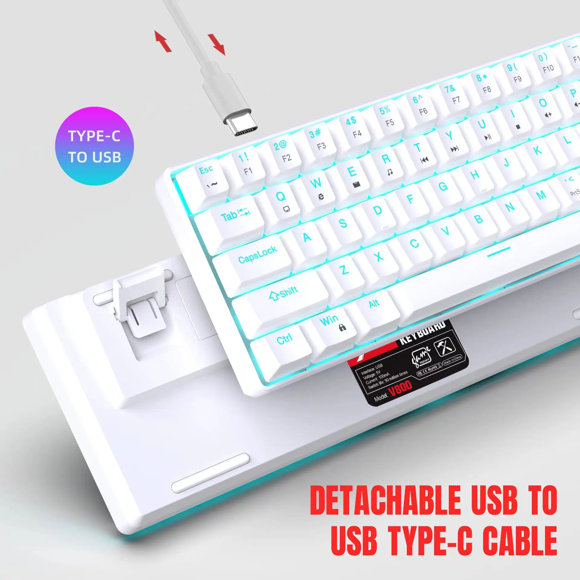Mechanical Keyboard Gaming 60% - Gaming Keyboard Budget 评论和价格