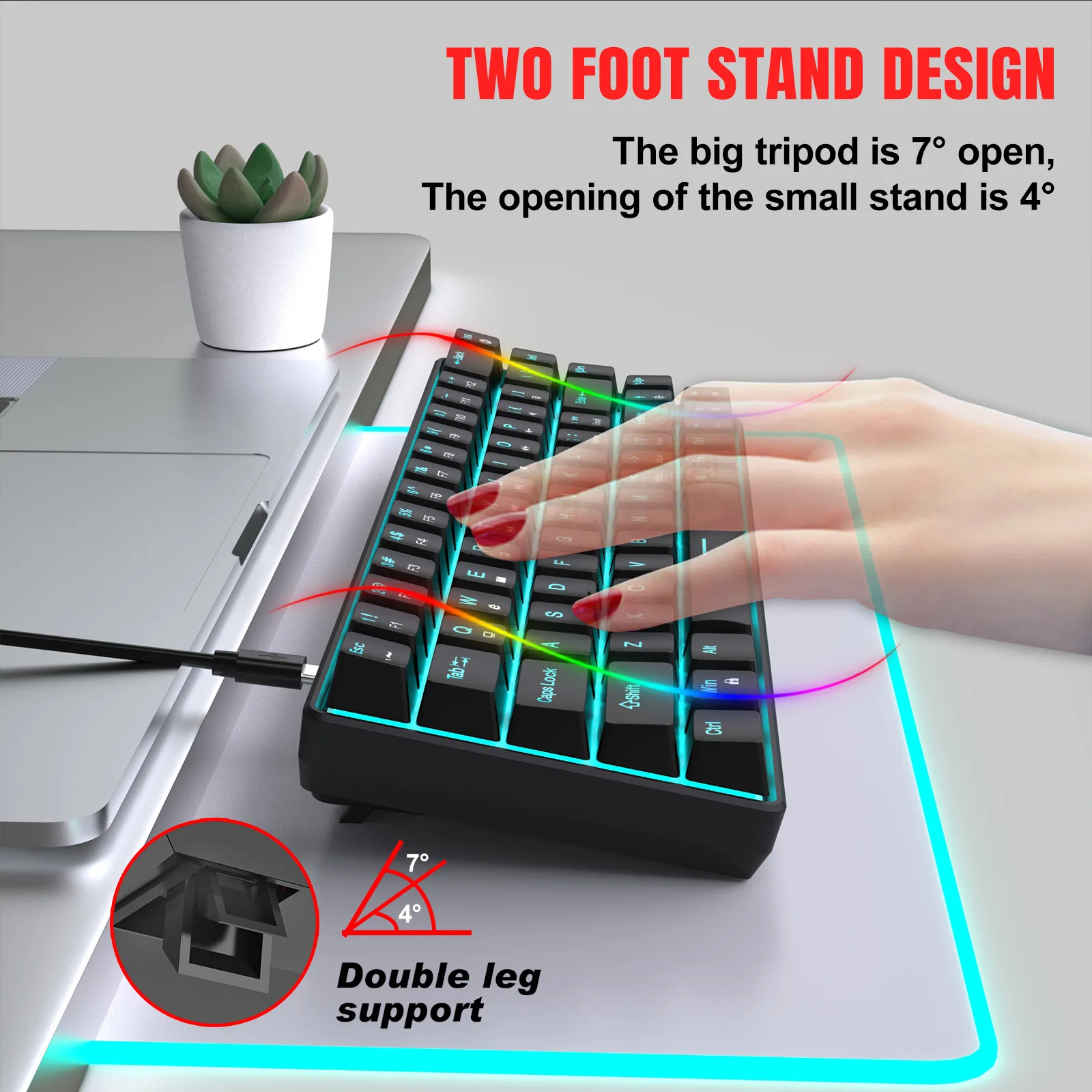 Mechanical Keyboard Gaming 60% - Gaming Keyboard Budget 评论和价格